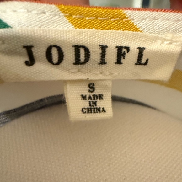 JODIFL Multicolor Striped V-Neck Dress - Picture 8 of 16